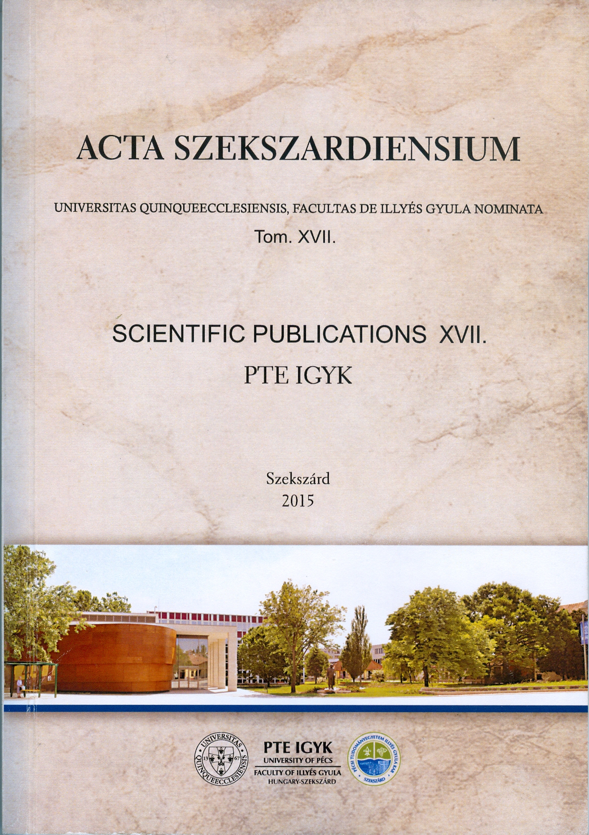 Acta Szekszardiensium XVII.