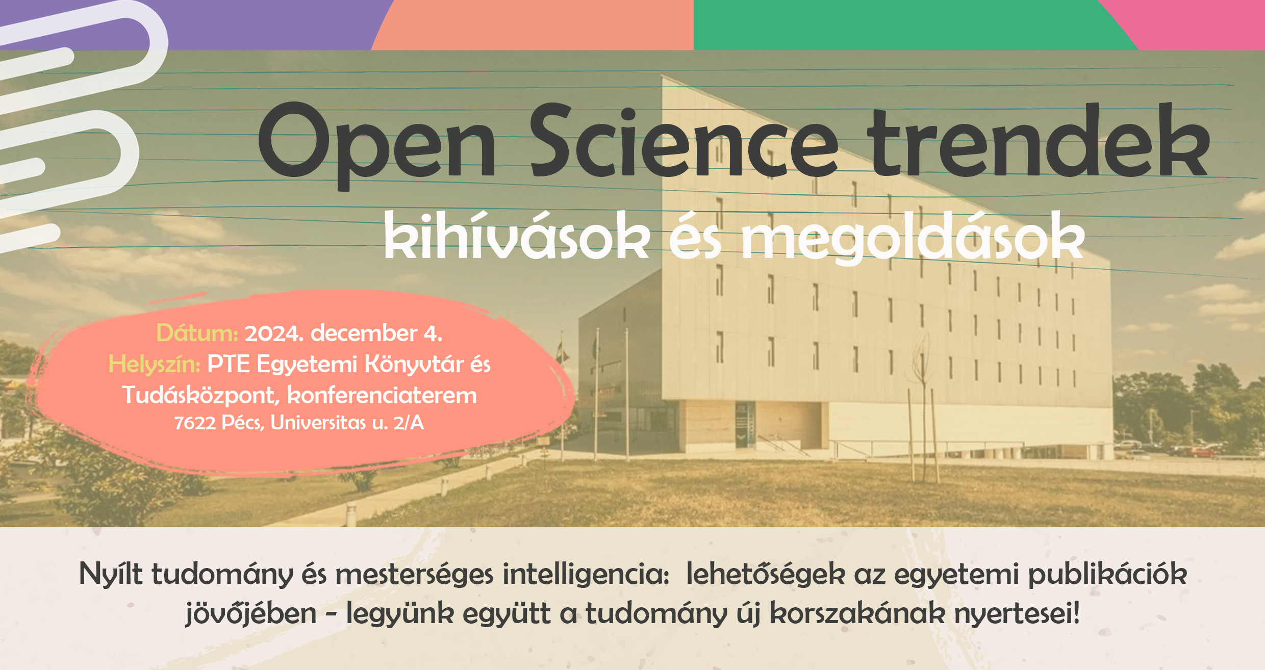 Open Science trendek, kihívások és megoldások [Workshop]