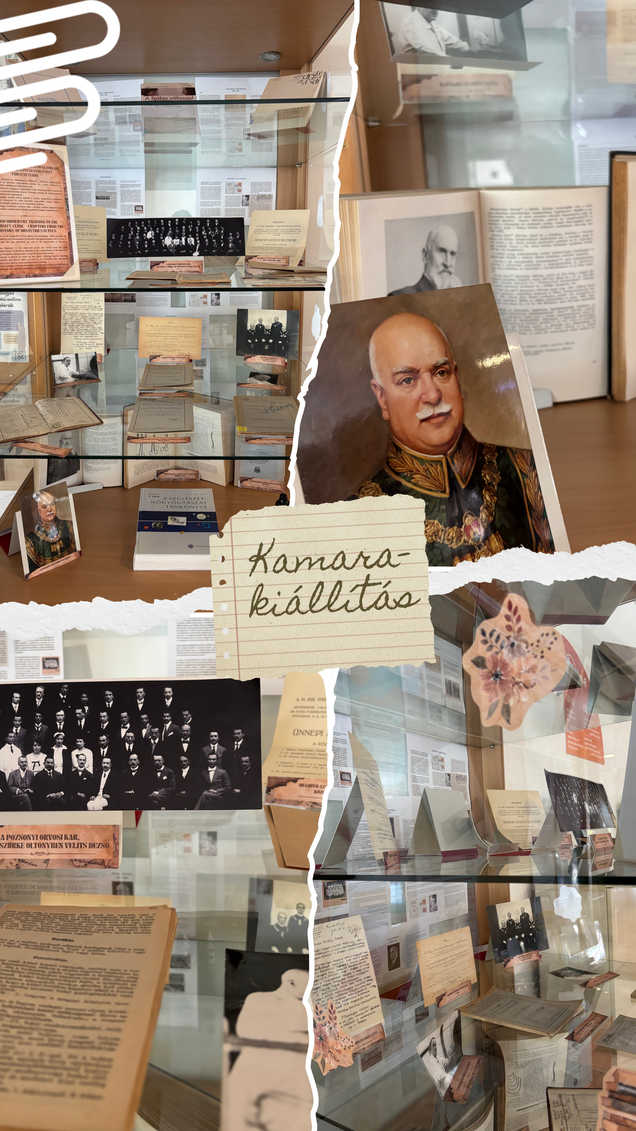 From Midwifery Training to the University Clinic – a small exhibition at the Knowledge Centre